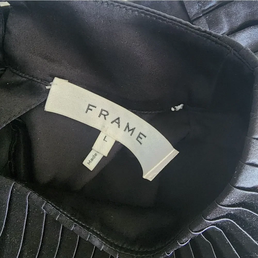 Frame Denim Black Ruffle Dress - Picture 8 of 15